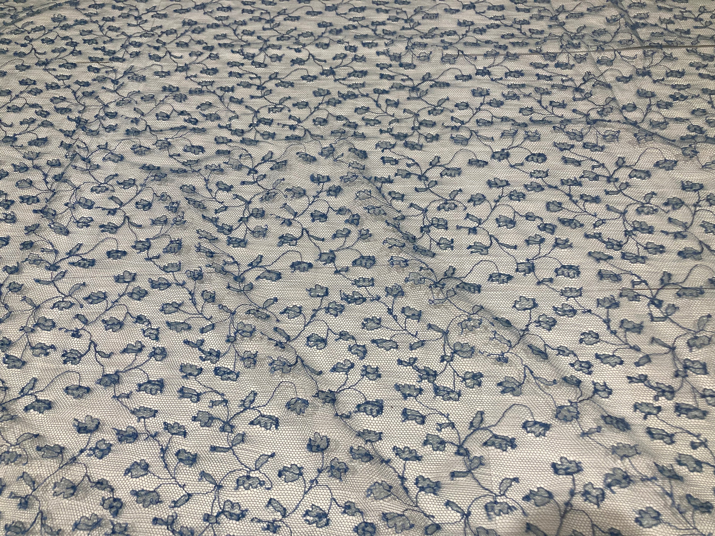 リバーレース 8054.1/90 広幅 巾:約90㎝ ブルー (BLUE)
