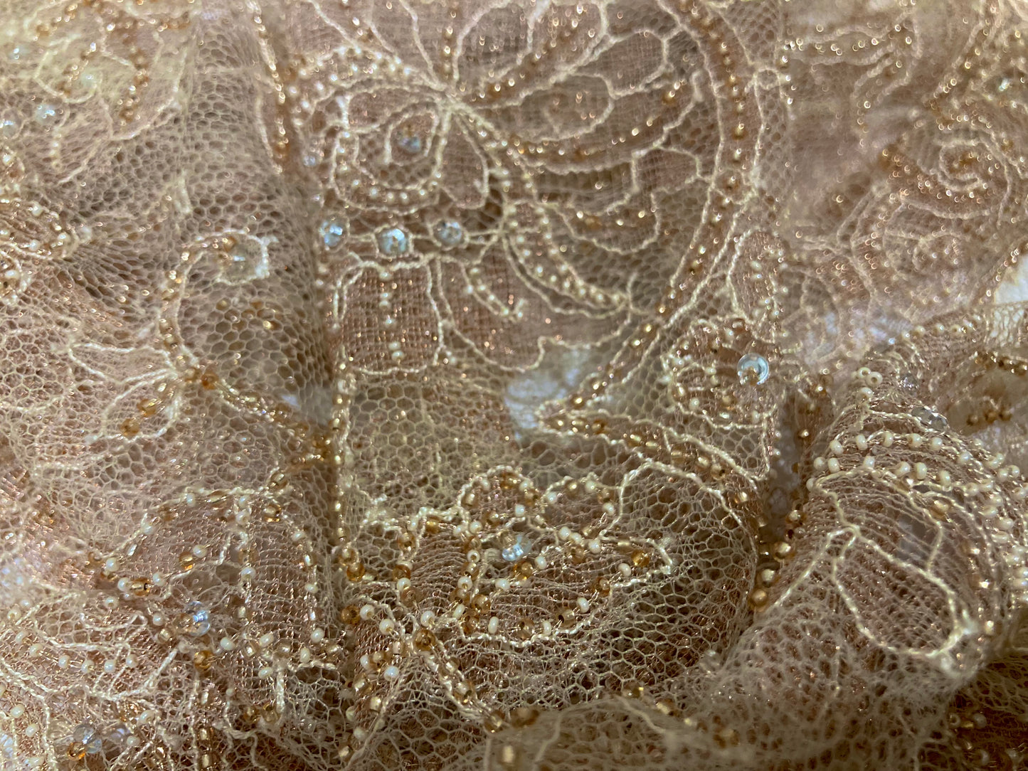 リバーレース HEA0127-01-035 中巾 巾:約35㎝ ベージュ/BEIGE DEGRADE AUCUNE