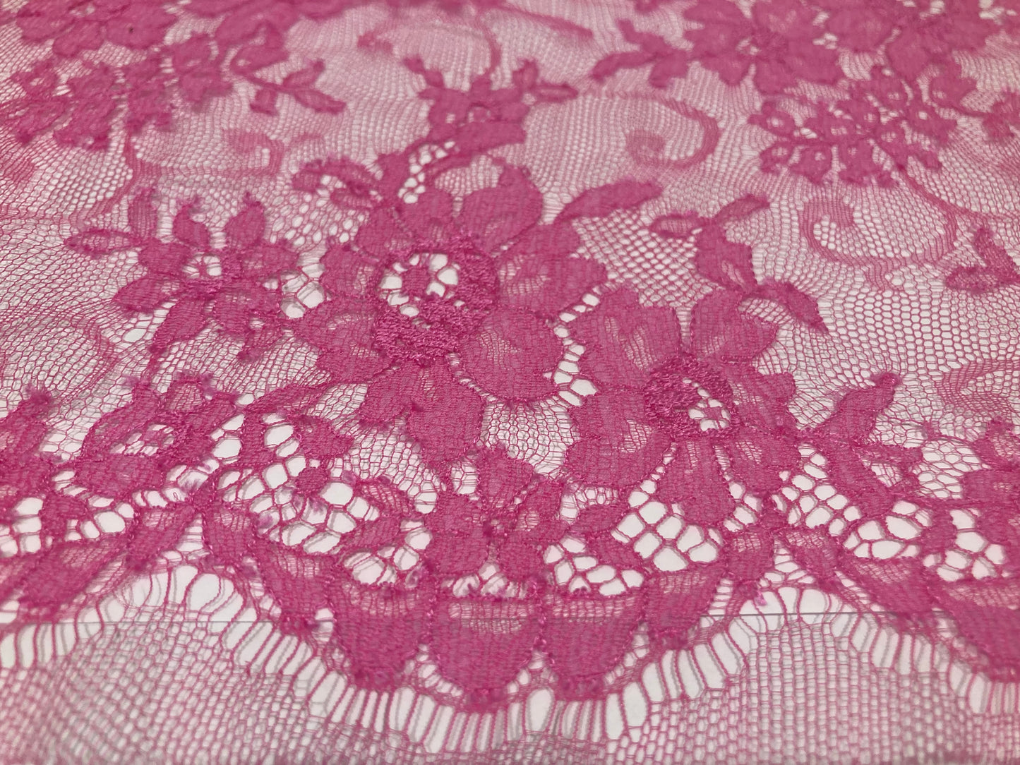 リバーレース　85020.2/22　中巾　巾：約22㎝　ピンク（PINK)