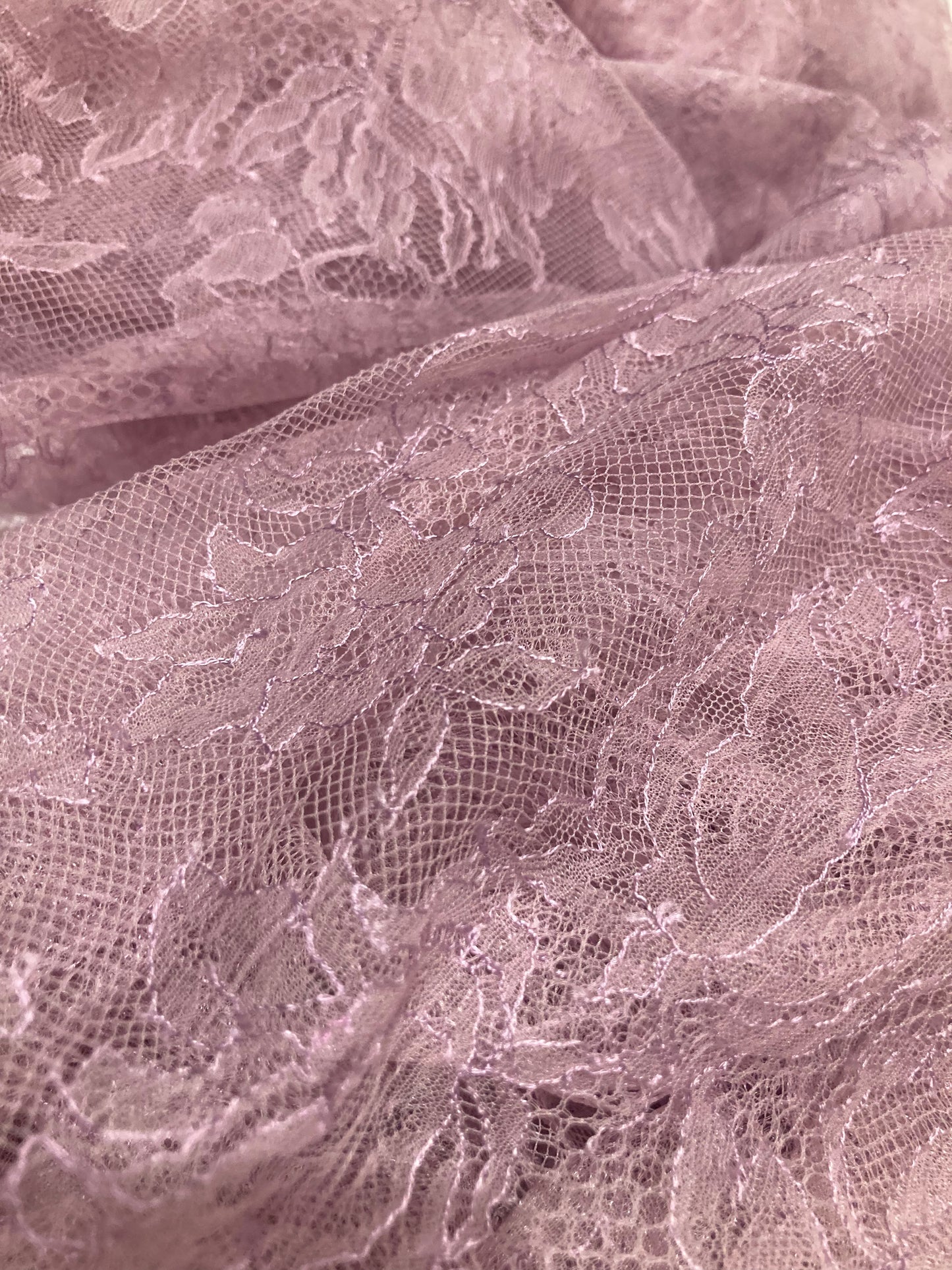 リバーレース D-901033.2/90　 広幅レース　巾：90㎝　ラベンダー/LAVENDER